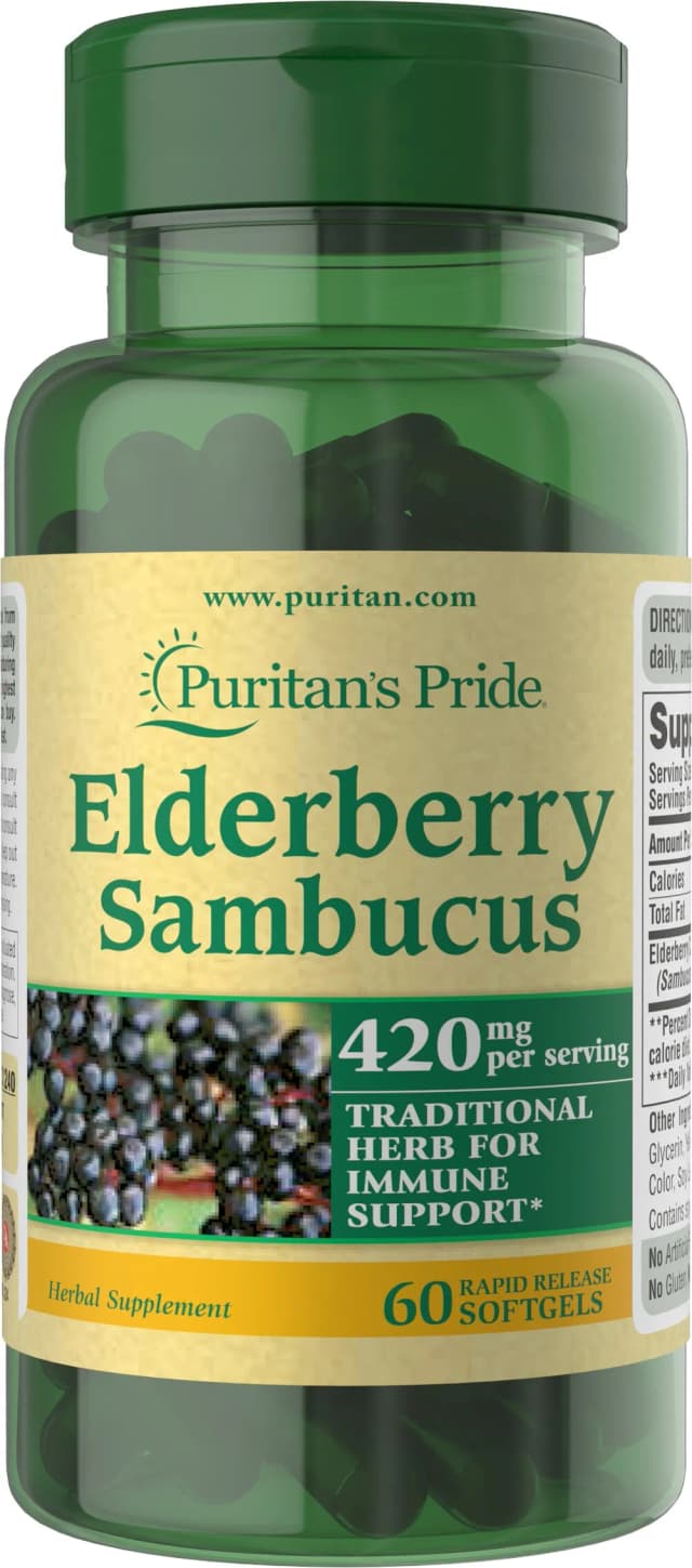 Elderberry Sambucus 1250 mg 接骨木莓