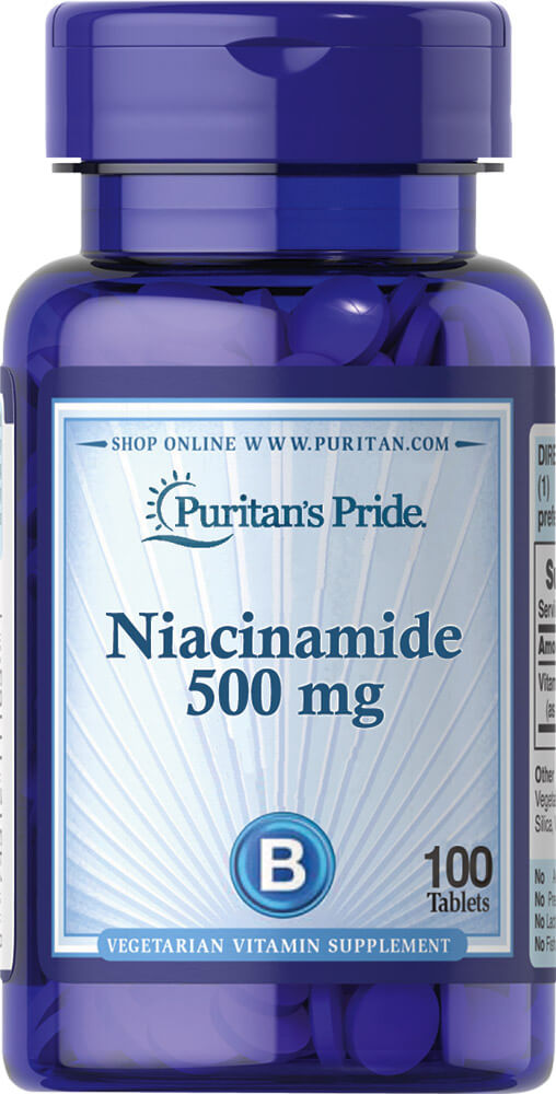 煙酰胺 500 MG  Niacinamide（100 錠）