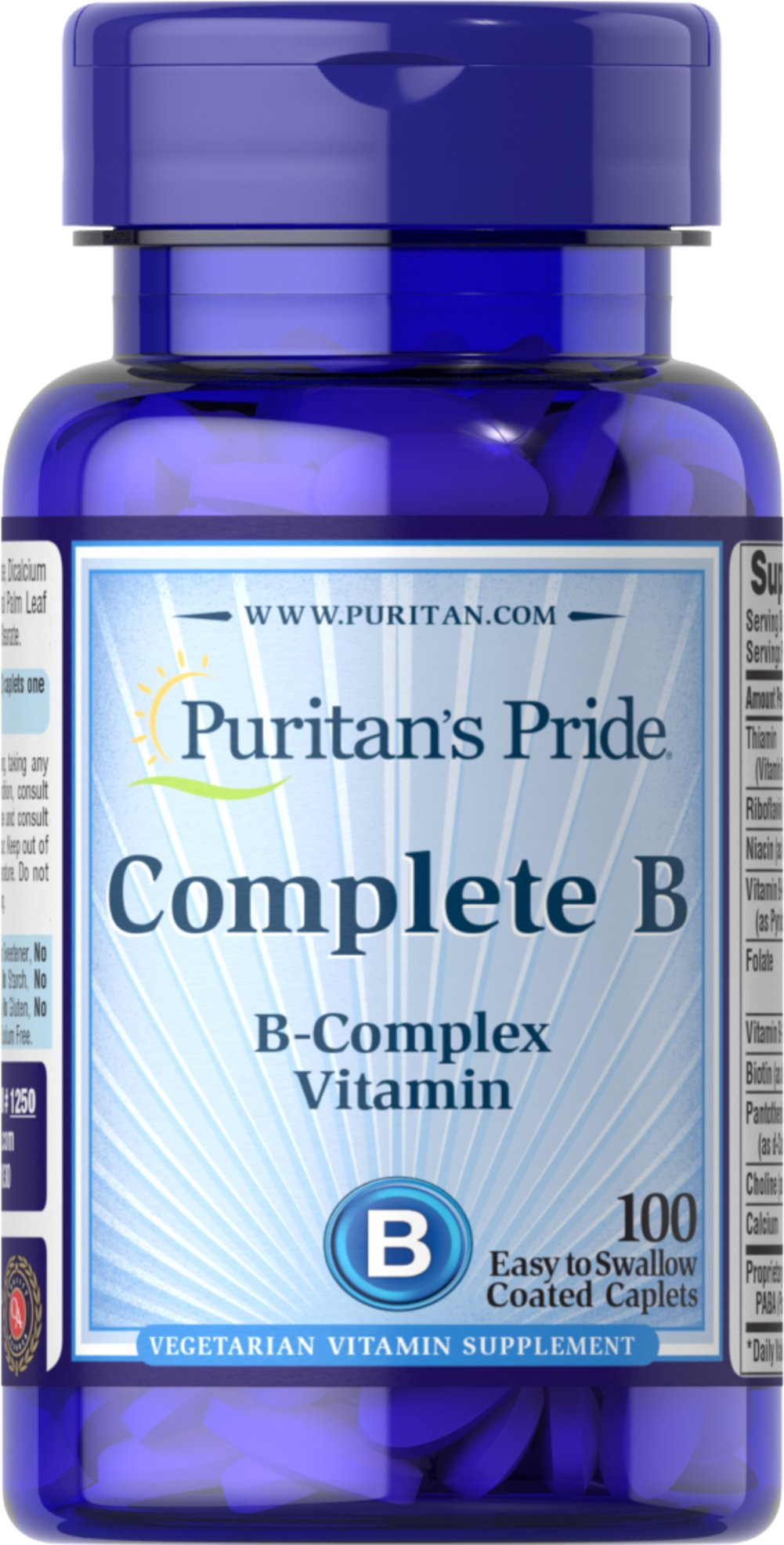 Complete B (Vitamin B Complex) 維生素B複合物 素食