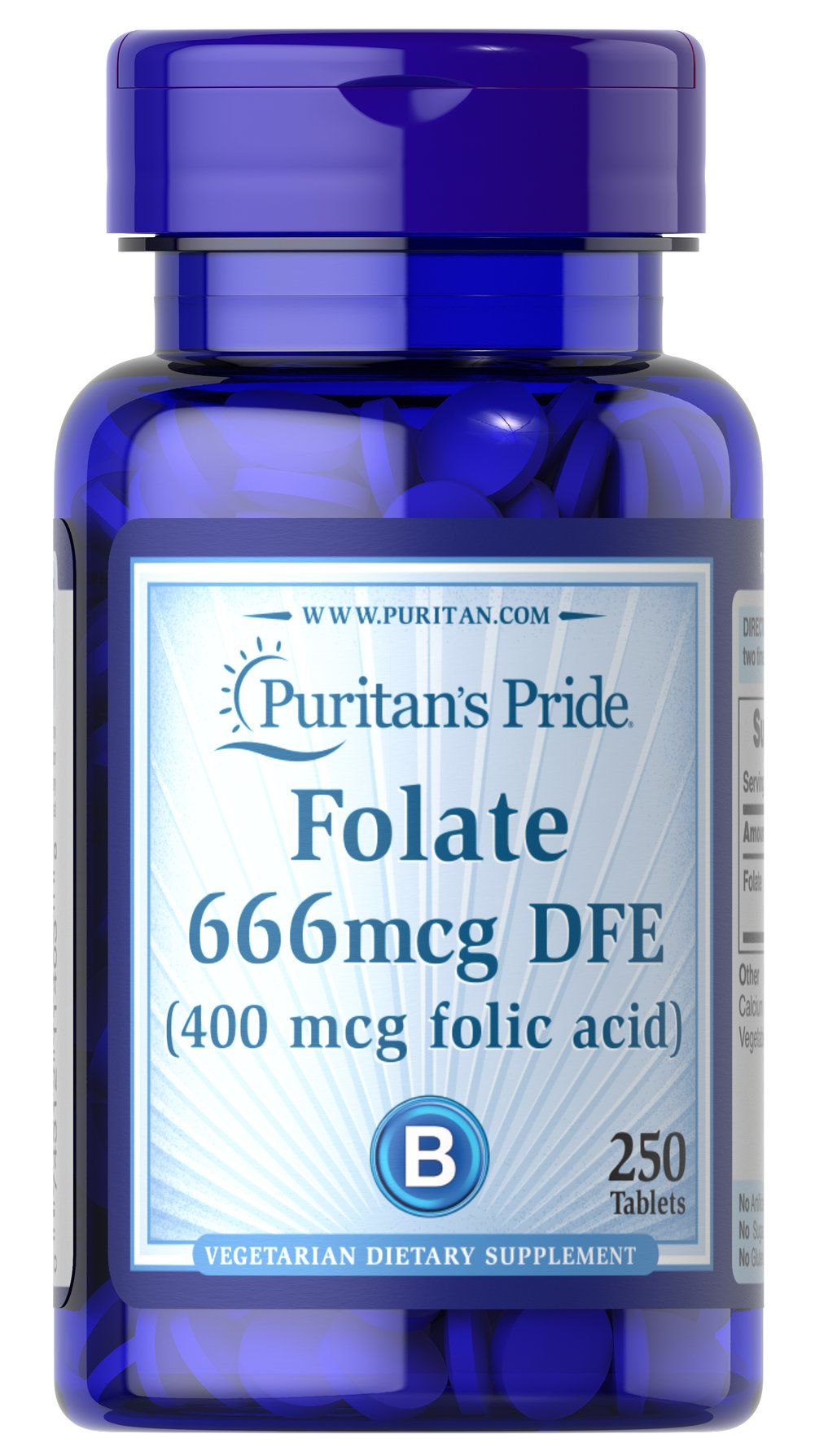 Folic Acid 666mcg DFE（葉酸400 mcg）