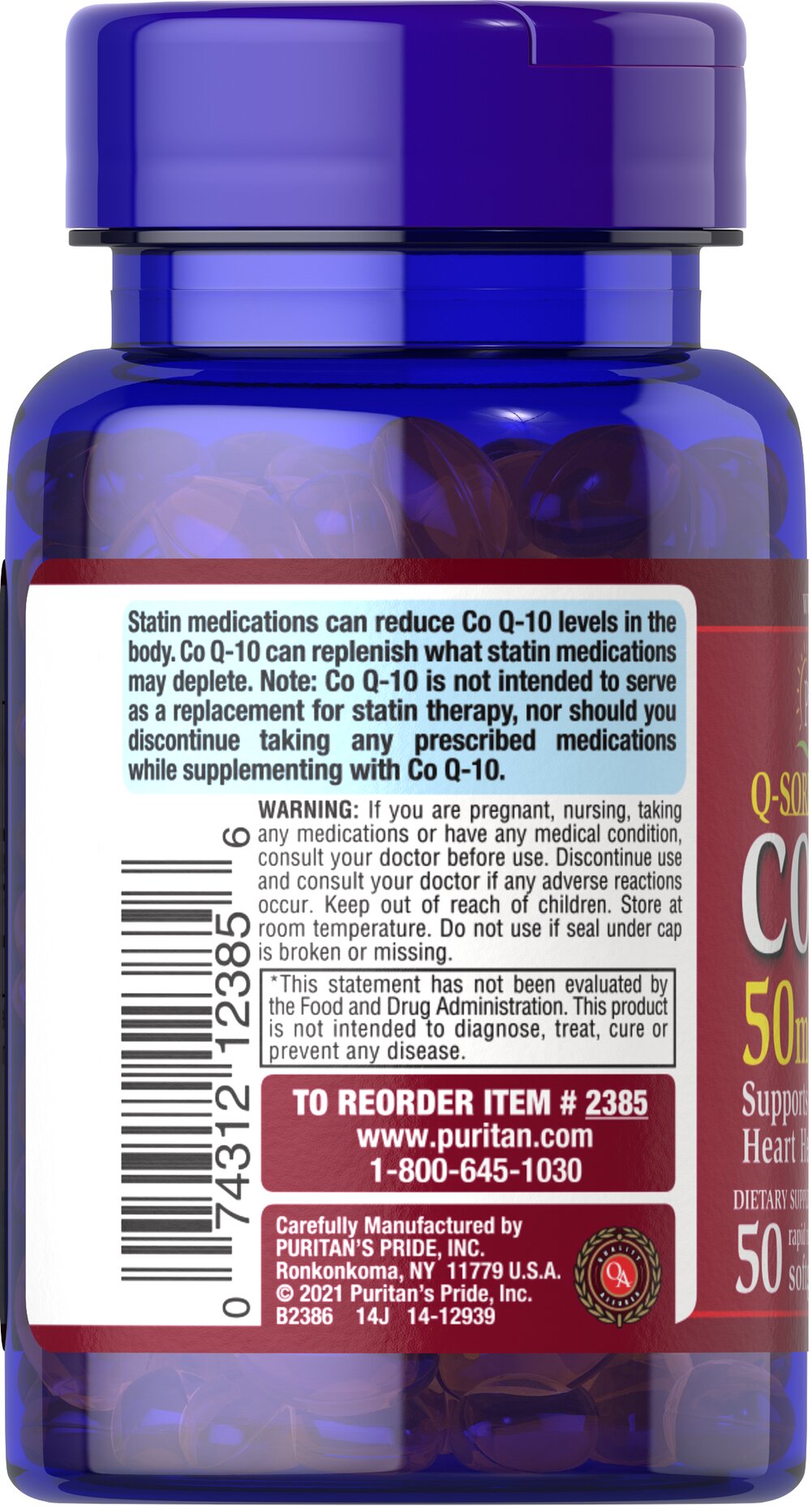 Q-SORB™ Co Q-10 50 mg