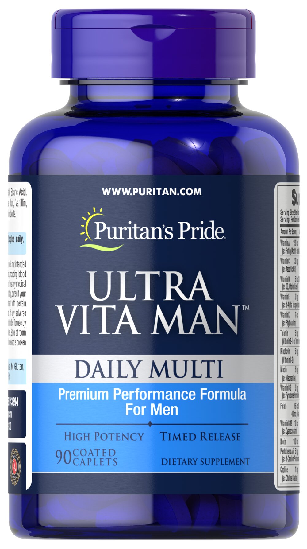  Ultra Vita Man™ Time Release 男性超級綜合維生素 長效型
