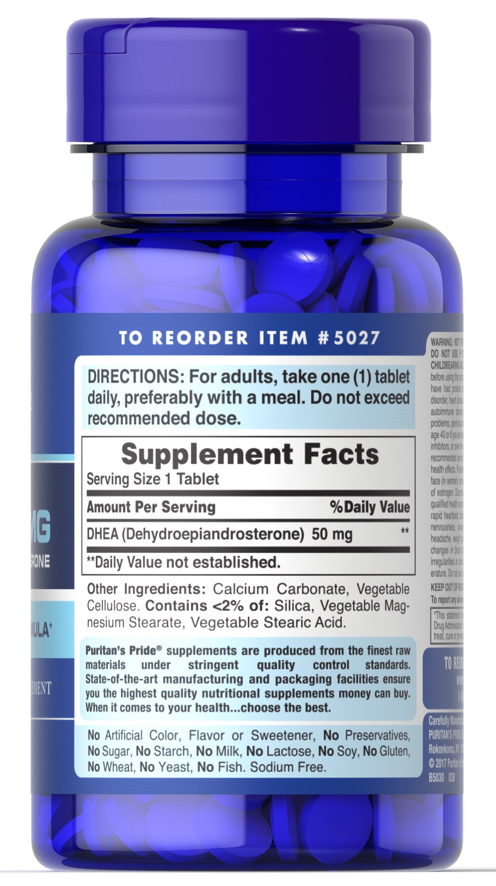 DHEA 50 – 天然荷爾蒙平衡，提升活力與抗老化（100錠）