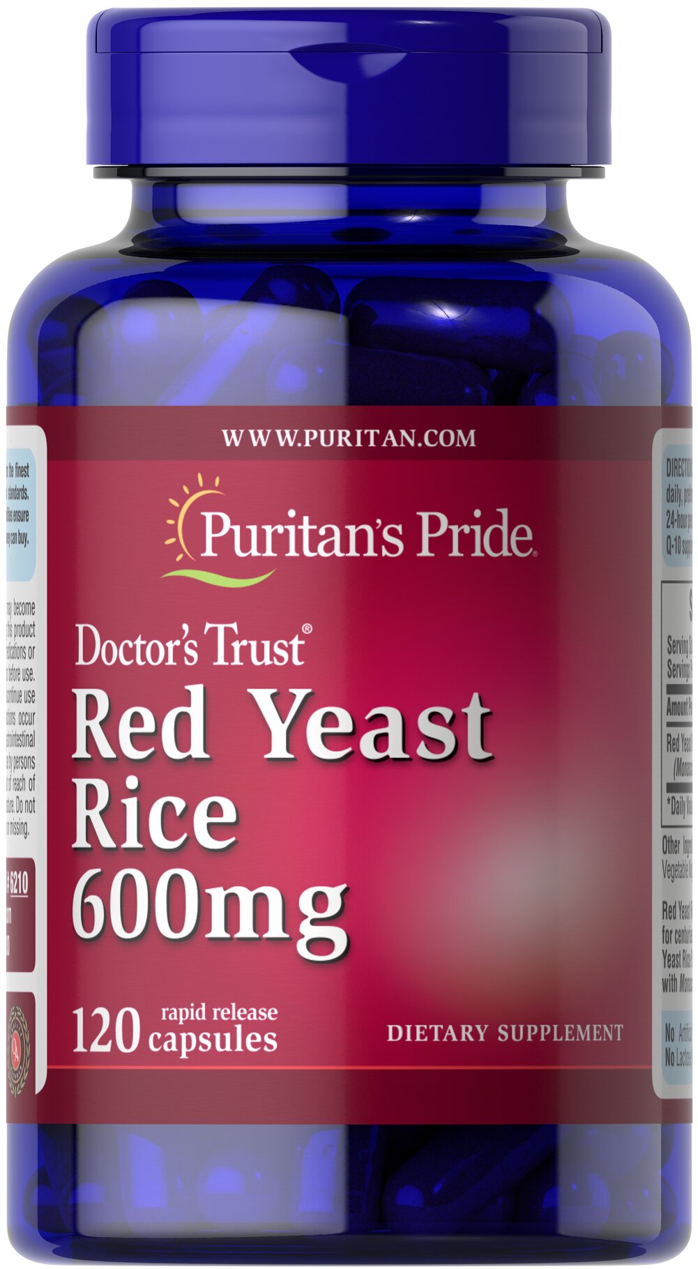   Red Yeast Rice 600 mg 紅曲米