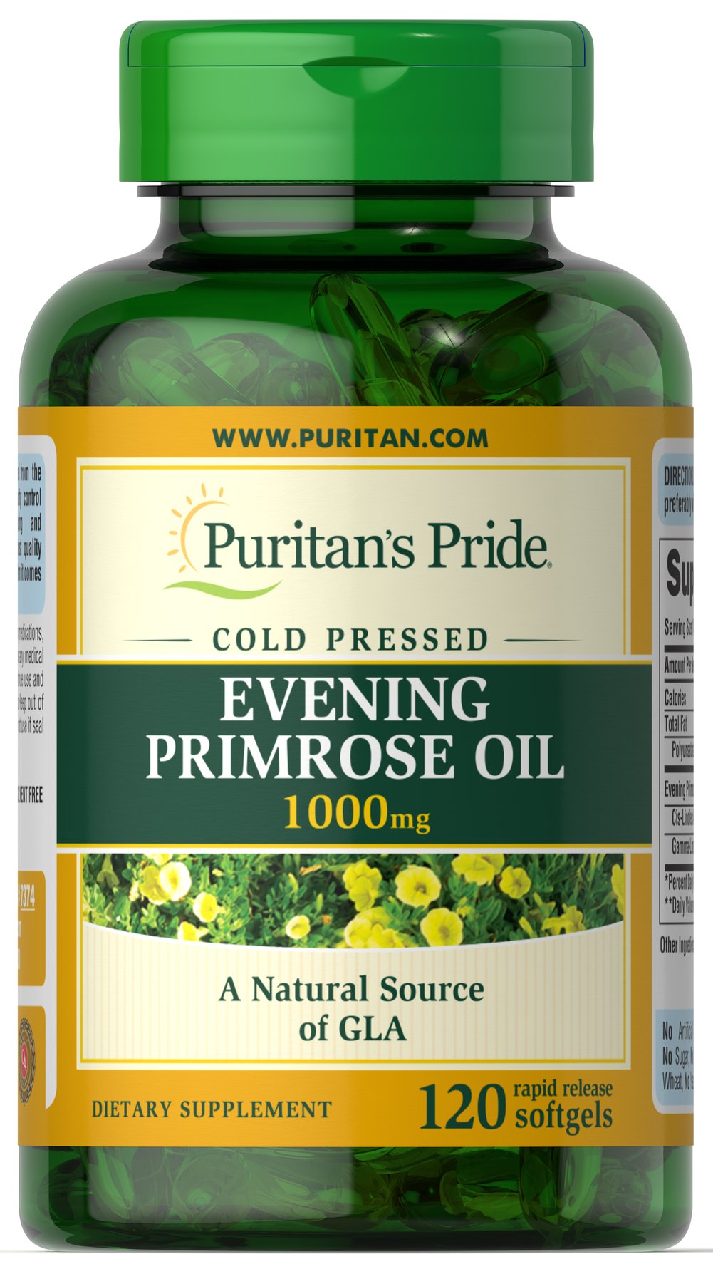 Evening Primrose Oil GLA 1000 MG 月見草油