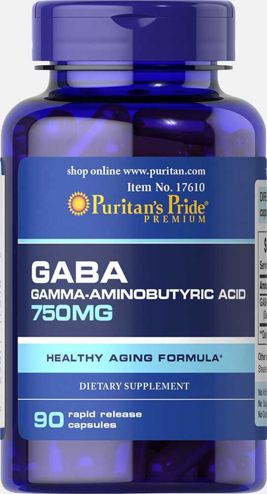 GABA（γ氨基丁酸）750毫克 （90 粒）