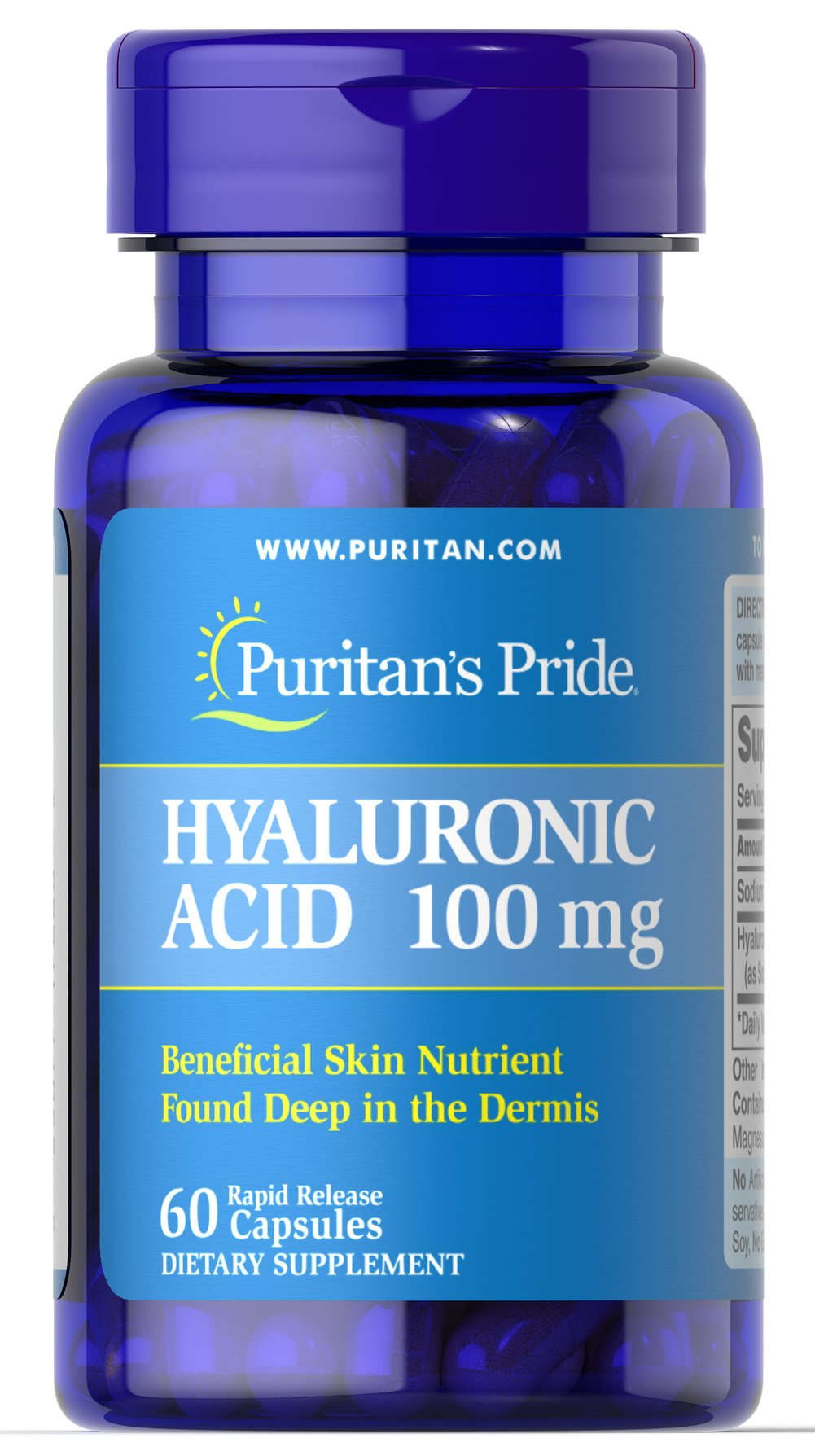 HYALURONIC ACID  100 MG （透明質酸膠囊/玻尿酸）