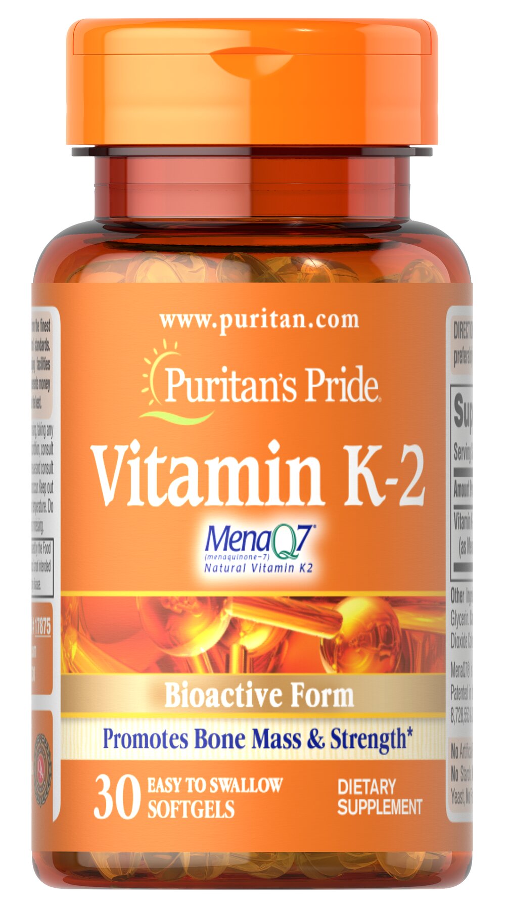 Vitamin K-2 (MenaQ7) 50 mcg