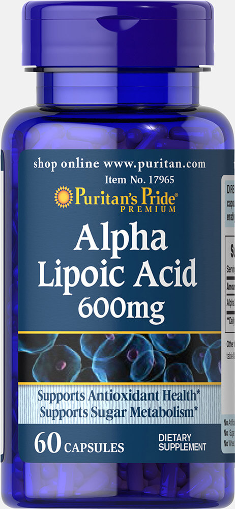 ALPHA LIPOIC ACID  600 MG （硫辛酸 60 粒）