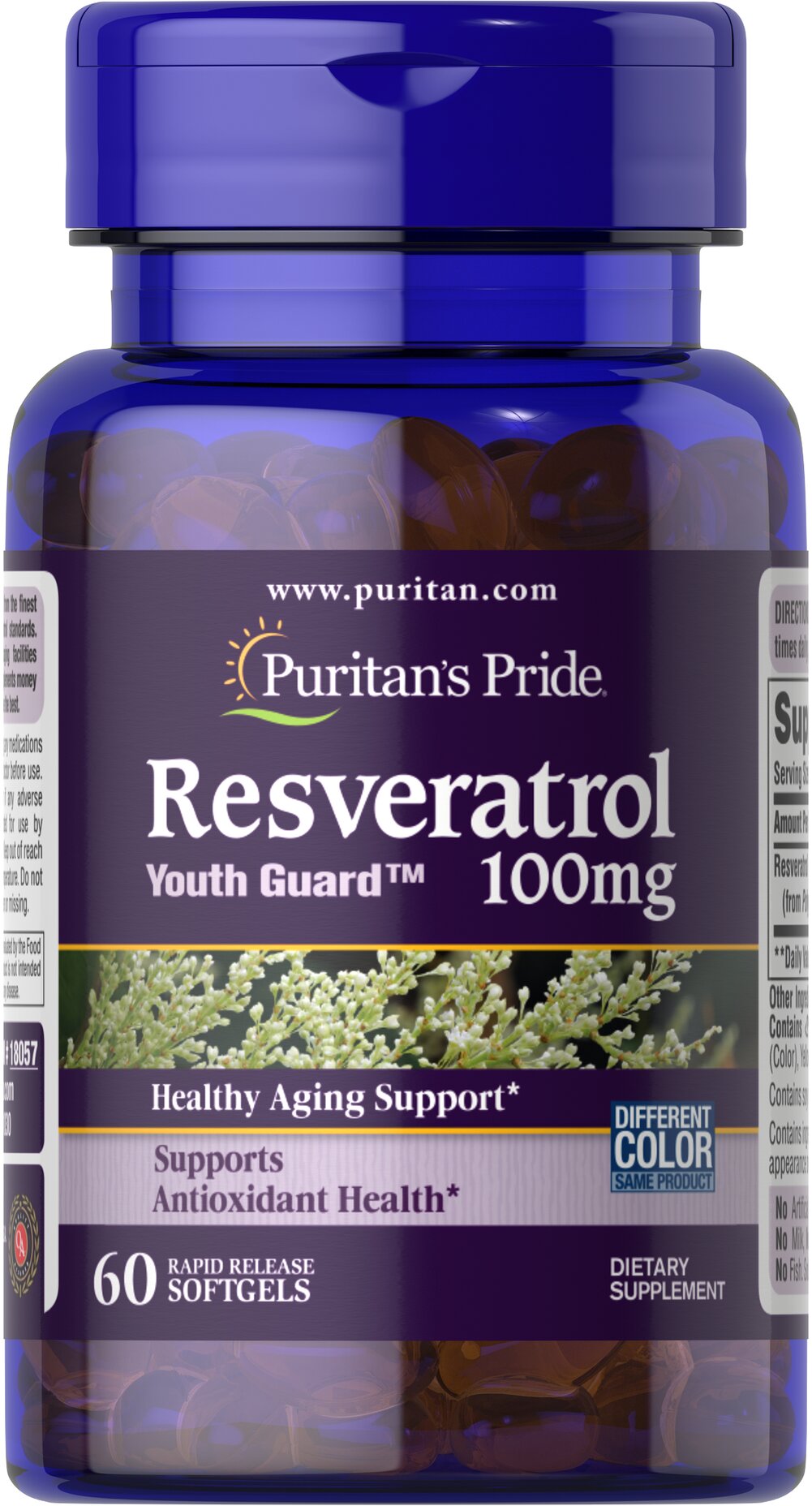  Resveratrol 白藜蘆醇 100 MG （60 粒）