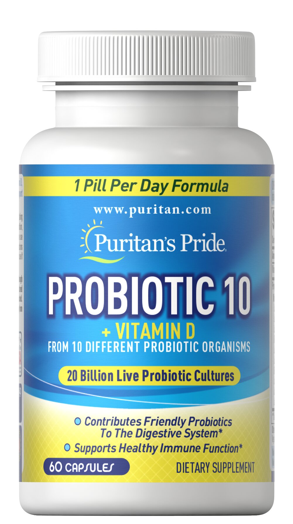 PROBIOTICs 高效 200億 益生菌 + 維生素D3 1000IU