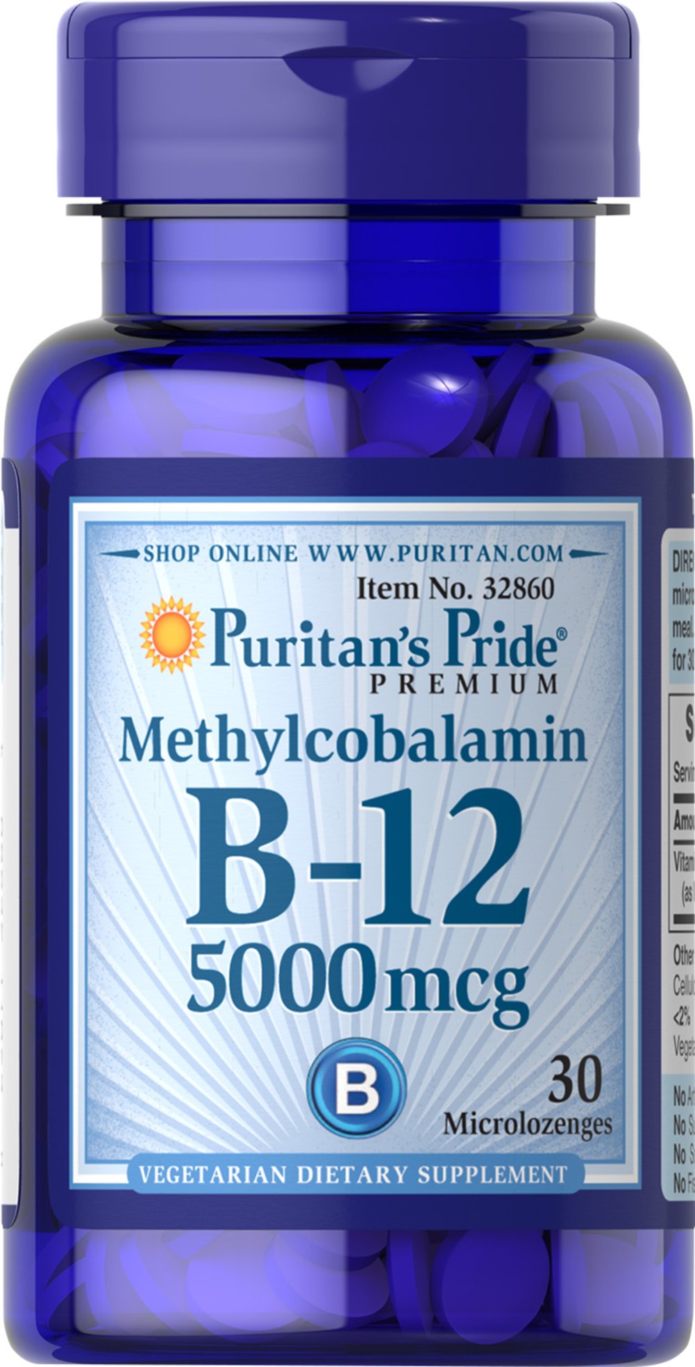 維生素 B-12 5000 mcg Methylcobalamin 