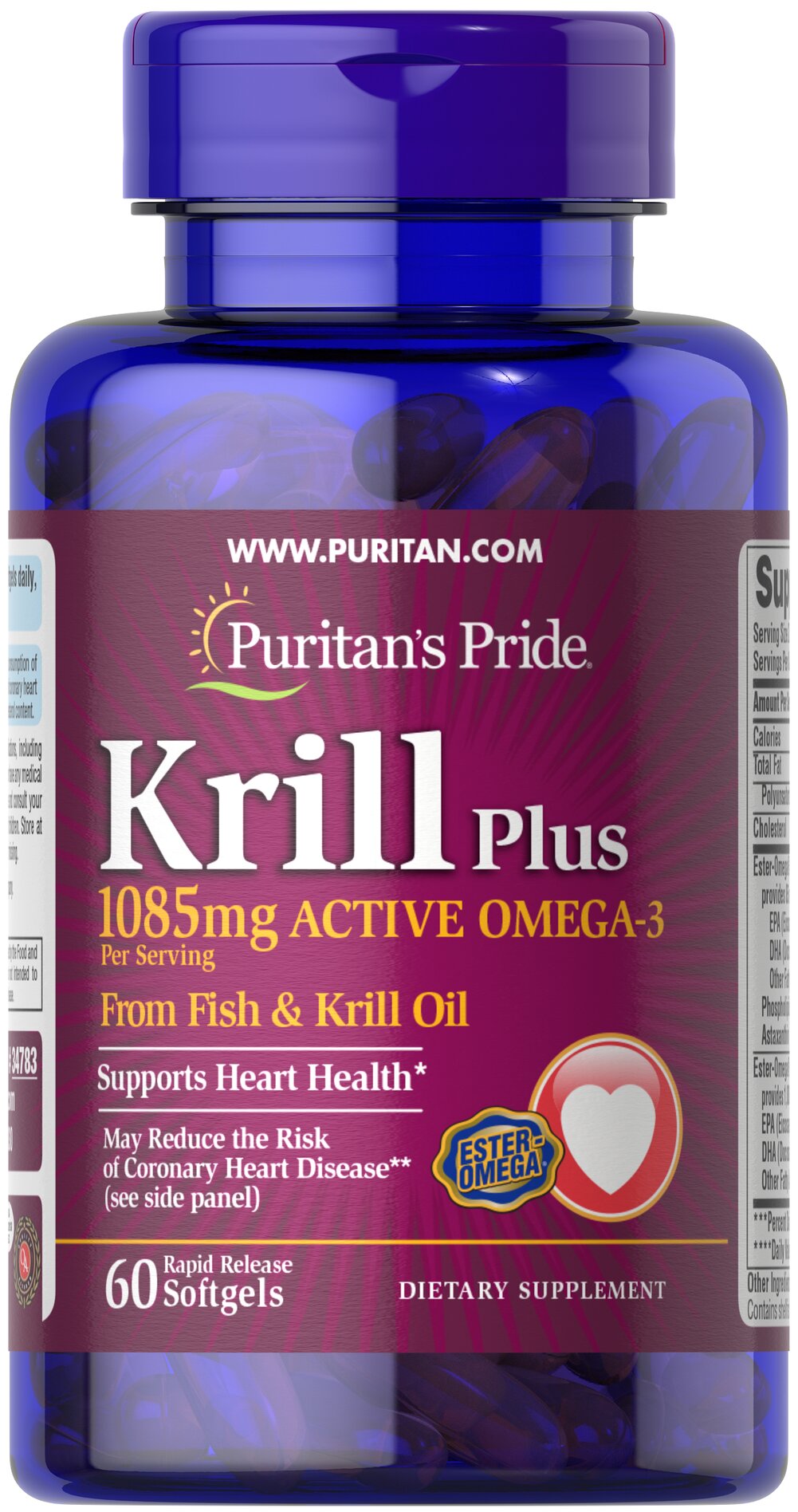 Krill Plus 磷蝦油加高Omega-3濃縮物1085毫克