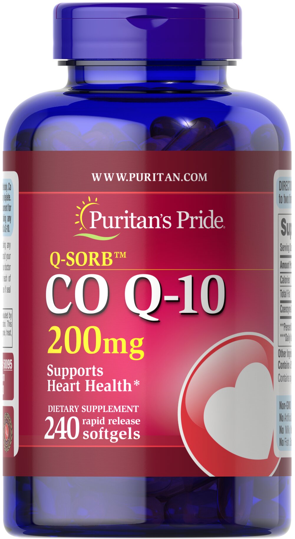 Co Q-10 200 MG （240 膠囊）