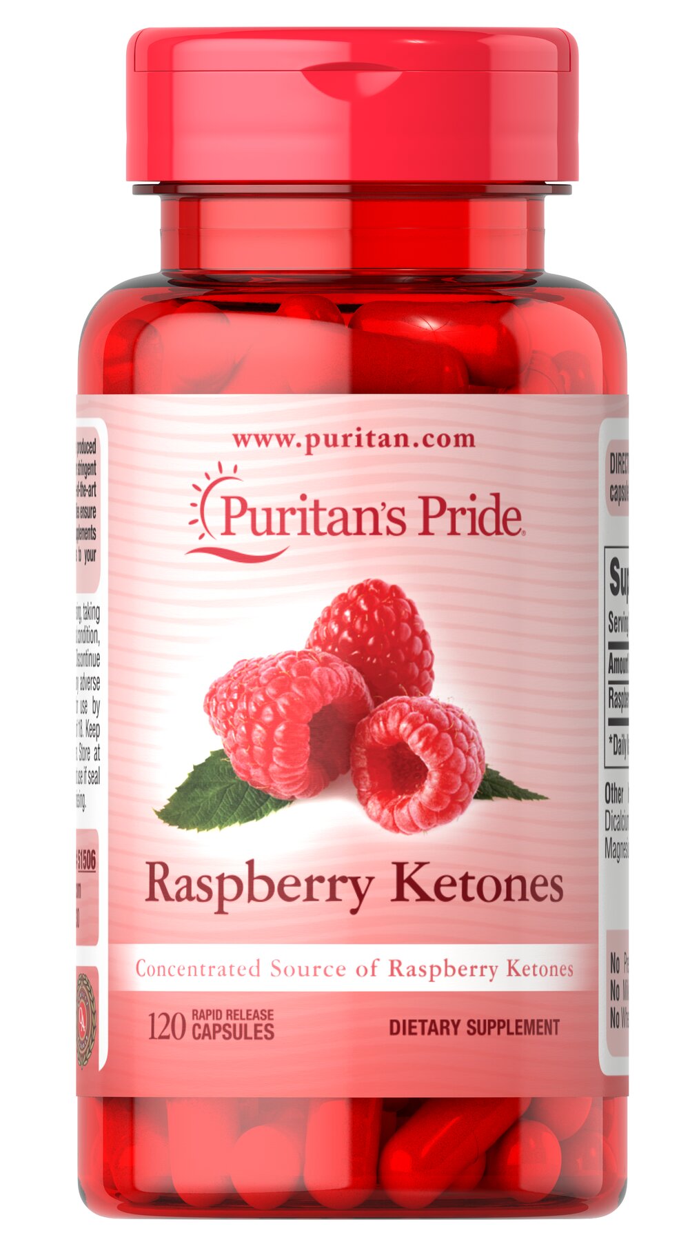 Raspberry Ketones 100MG 覆盆子酮 100 MG （120 粒）
