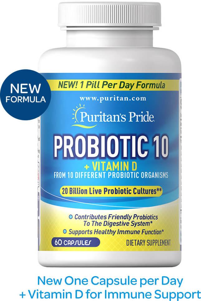 PROBIOTICs 高效 200億 益生菌 + 維生素D3 1000IU