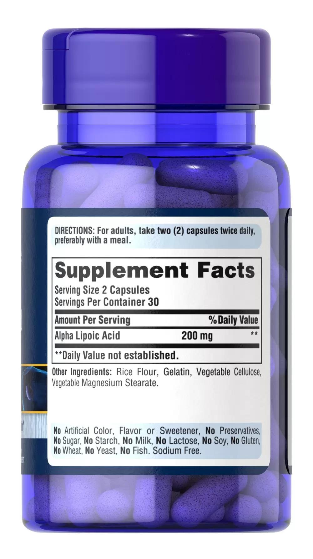 α-硫辛酸（Alpha Lipoic Acid）100 毫克