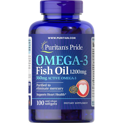 Omega-3魚油1200毫克（360毫克活性Omega-3）