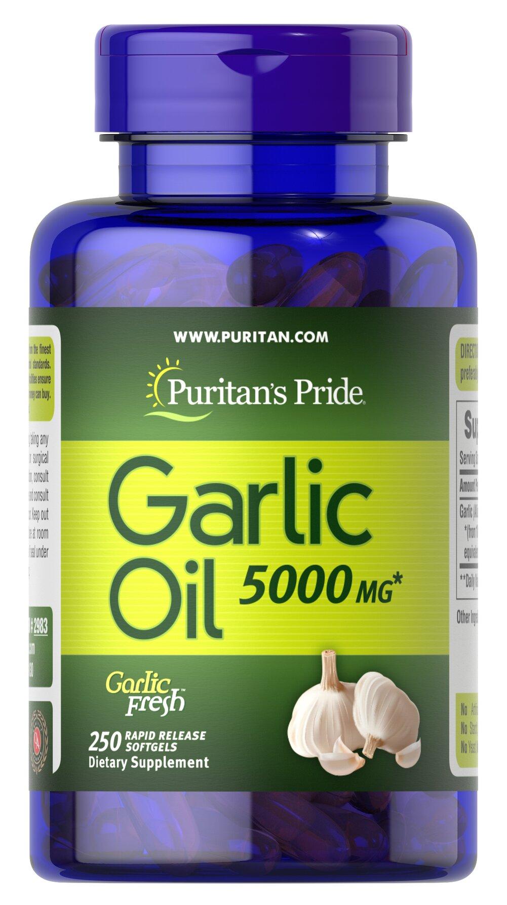 Garlic Oil 5000 mg 大蒜油 5000 毫克