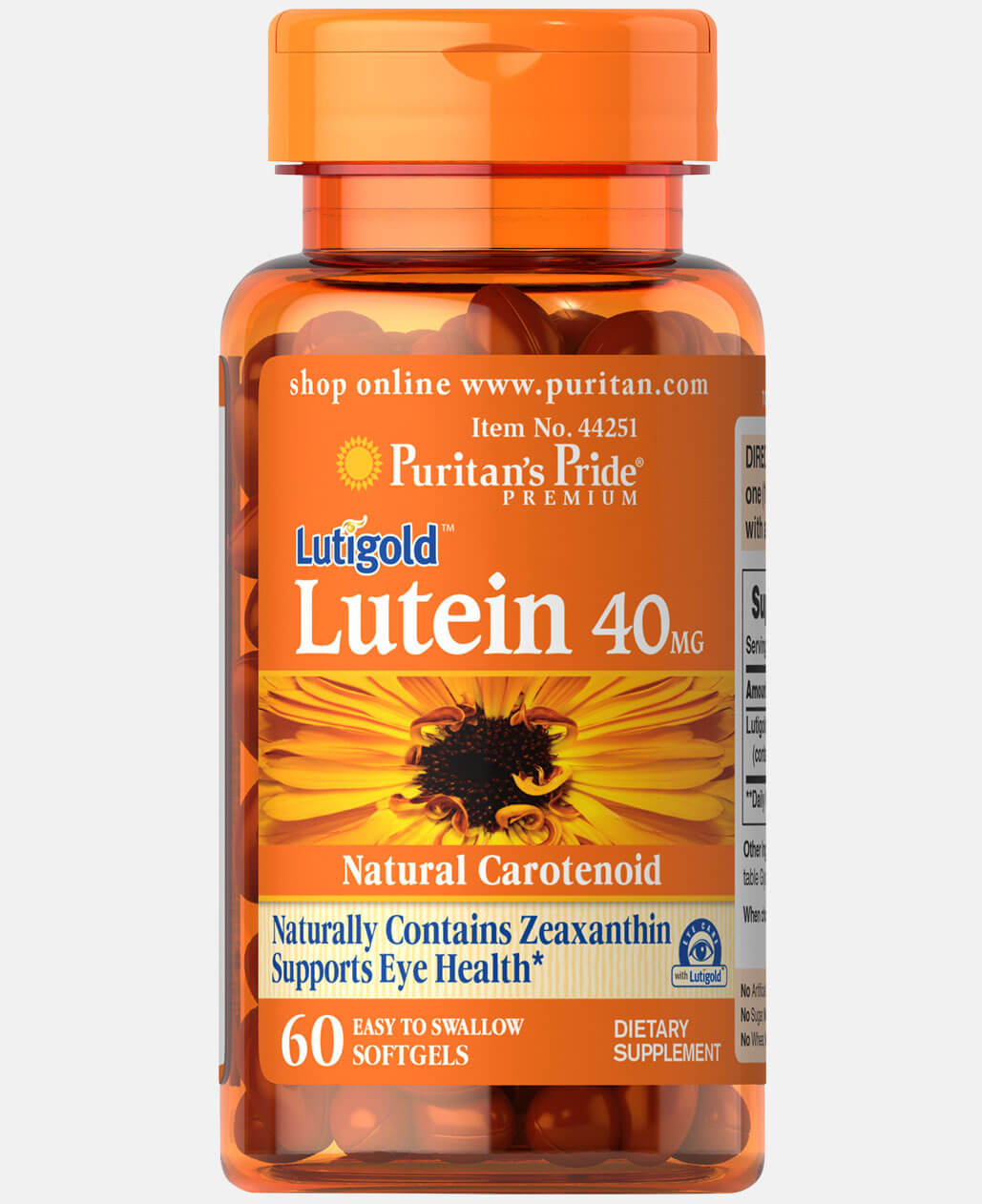 Lutein 40 mg with Zeaxanthin
