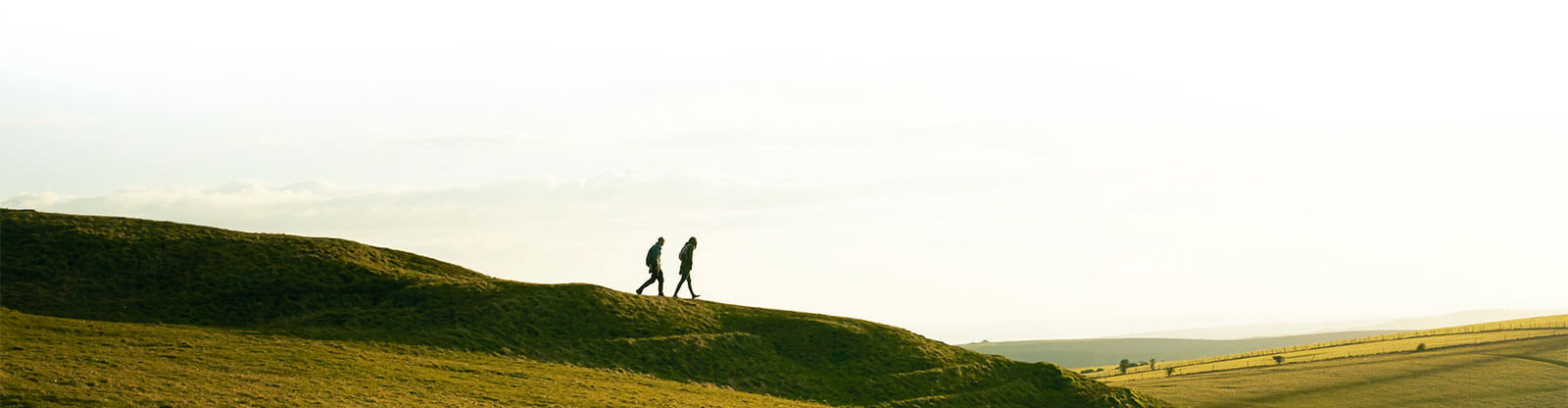 landscape people walking